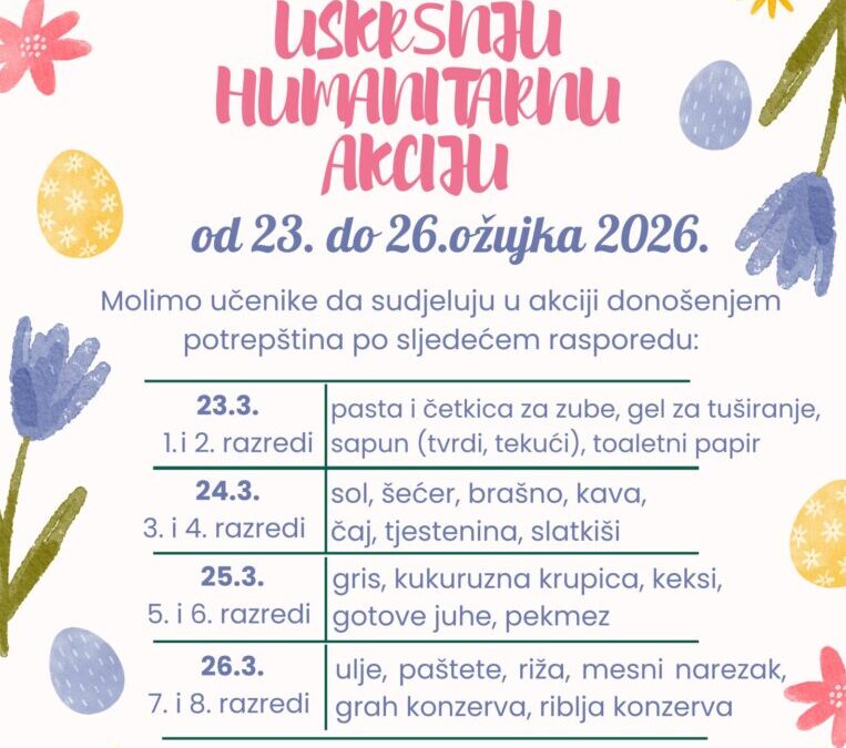 Uskršnja humanitarna akcija